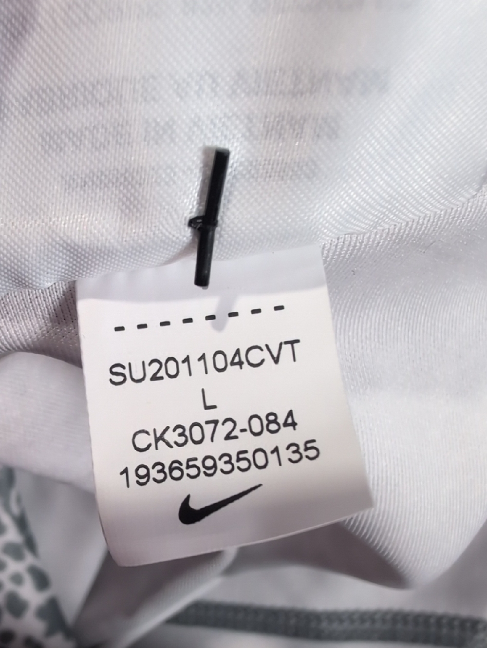 Nike One Tight Fit 7/8 Mini Leopard Smoke Grey & Black Size Large - Picture 13 of 13